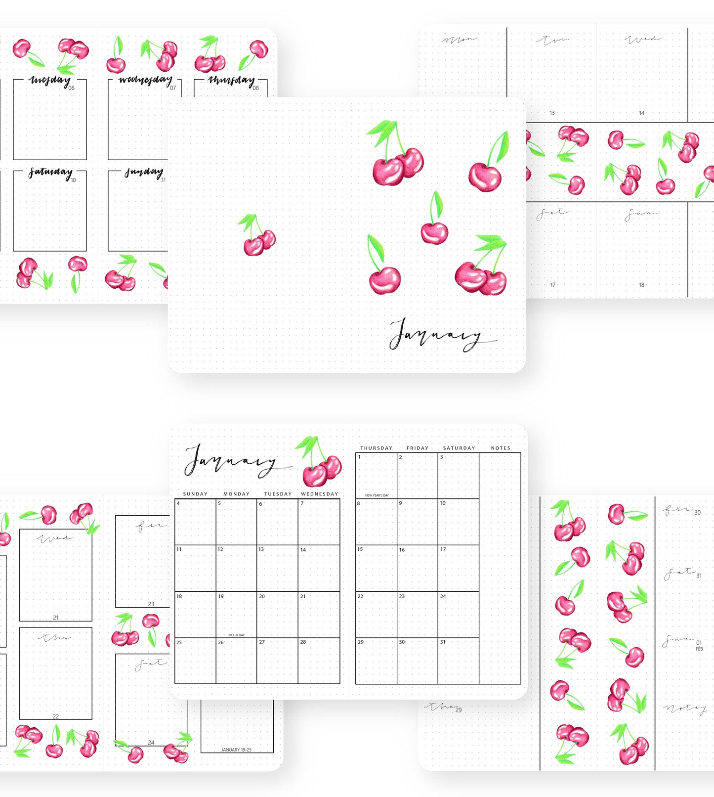 2026 Illustrated Planner Indigo