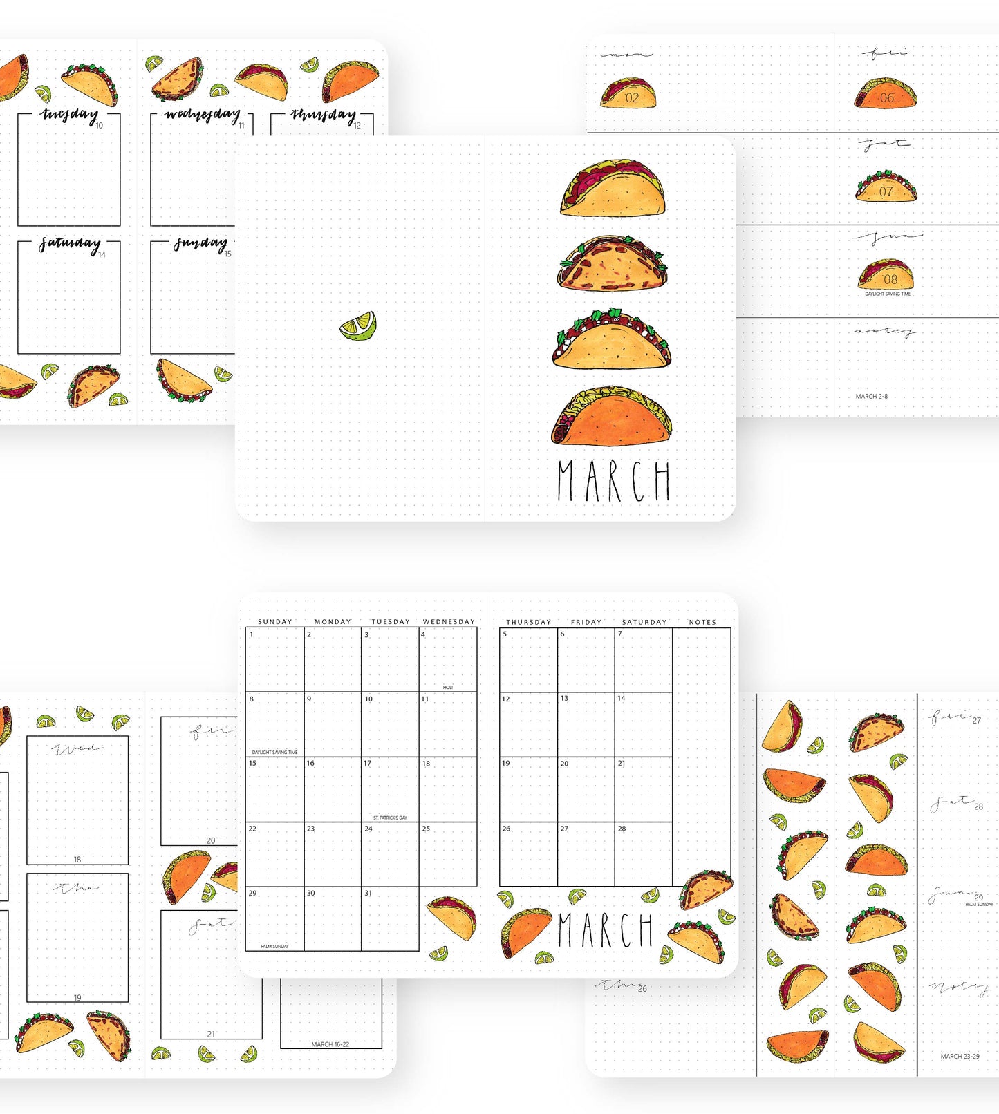 2026 Illustrated Planner Indigo
