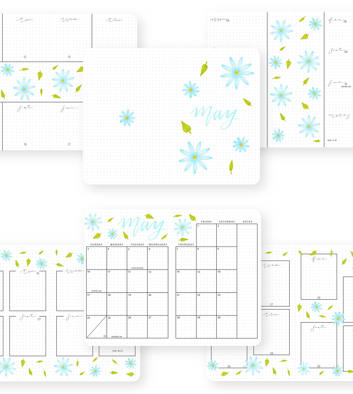 2026 Illustrated Planner Indigo
