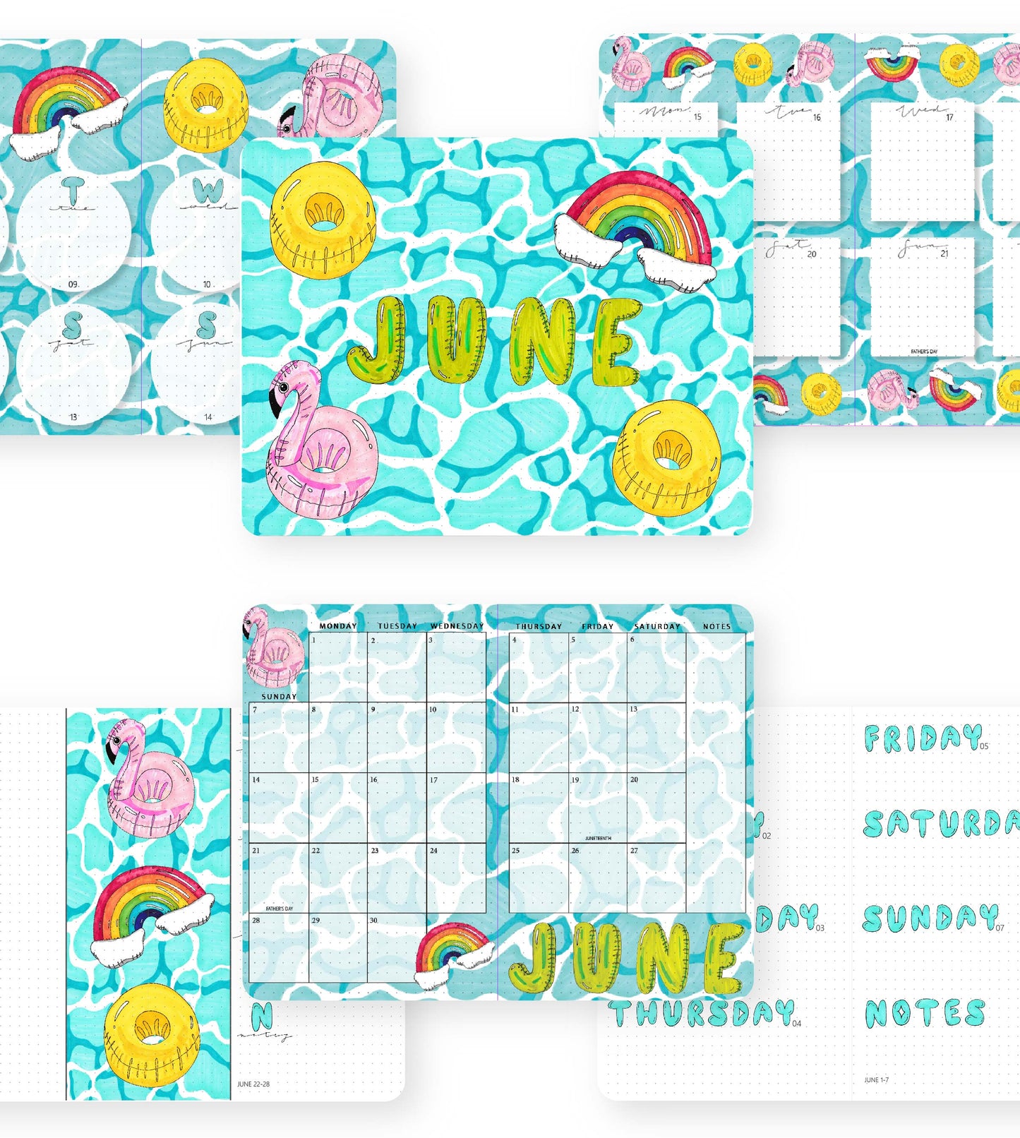 2026 Illustrated Planner Indigo