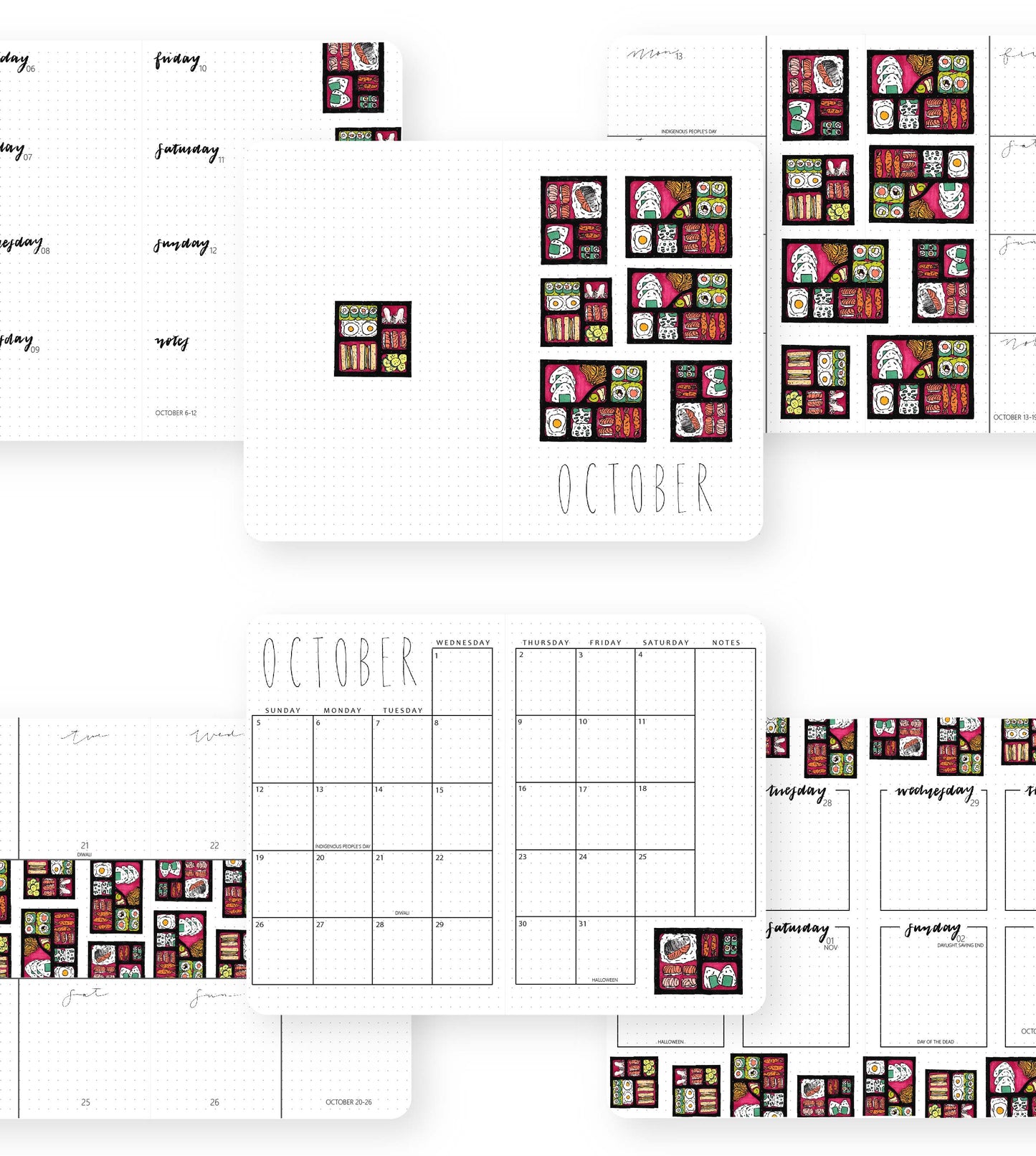 2026 Illustrated Planner Indigo