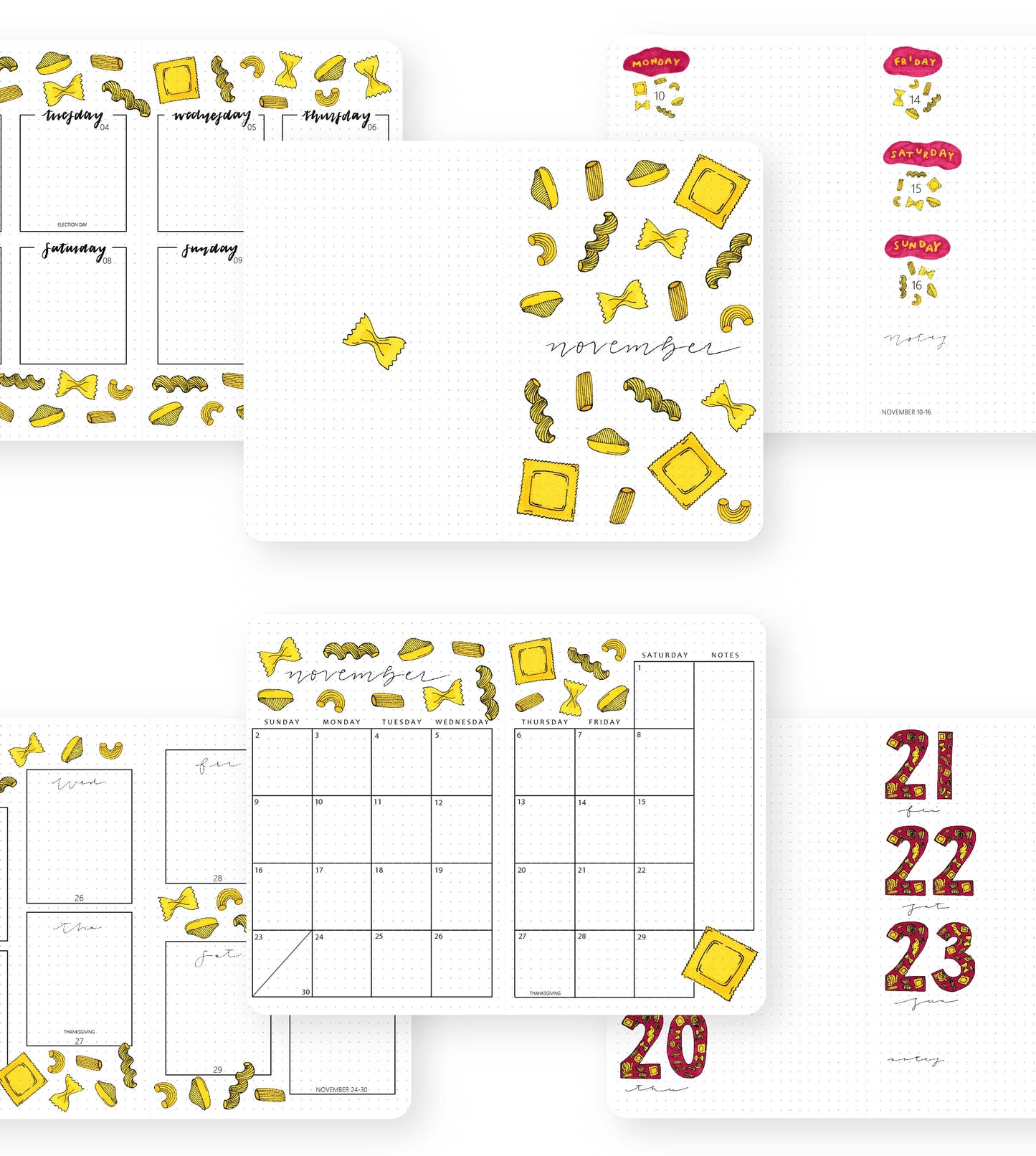 2026 Illustrated Planner Indigo