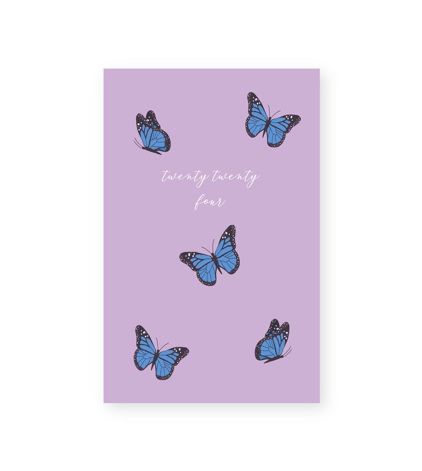 2024 Monthly Planner Butterflies