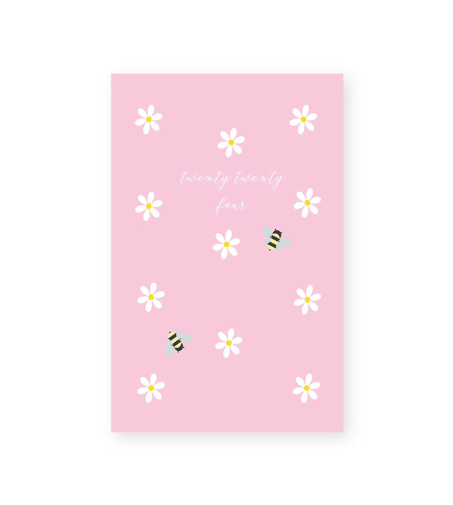 2024 Monthly Planner Pink Daisy