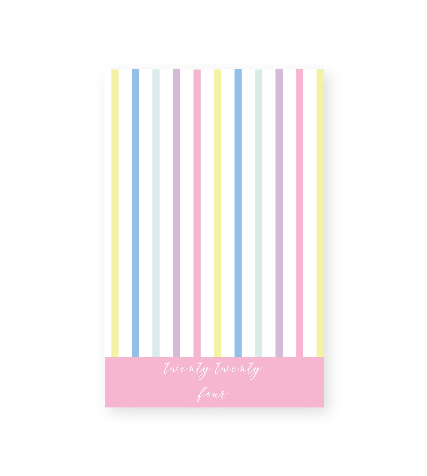 2024 Monthly Planner Signature Stripes
