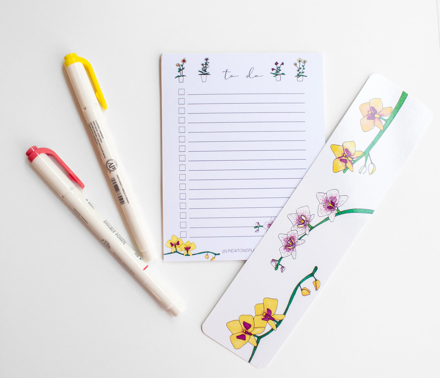 Orchids Bookmark