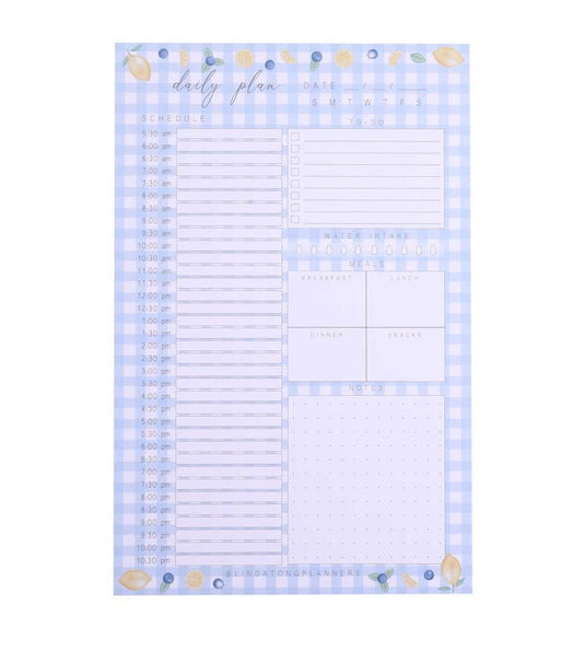 Lemons + Blueberries Daily Notepad PRE-ORDER