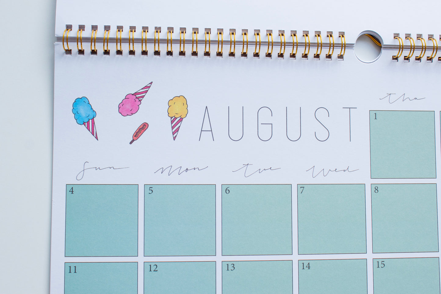 2024 Illustrated Desk & Wall Calendar