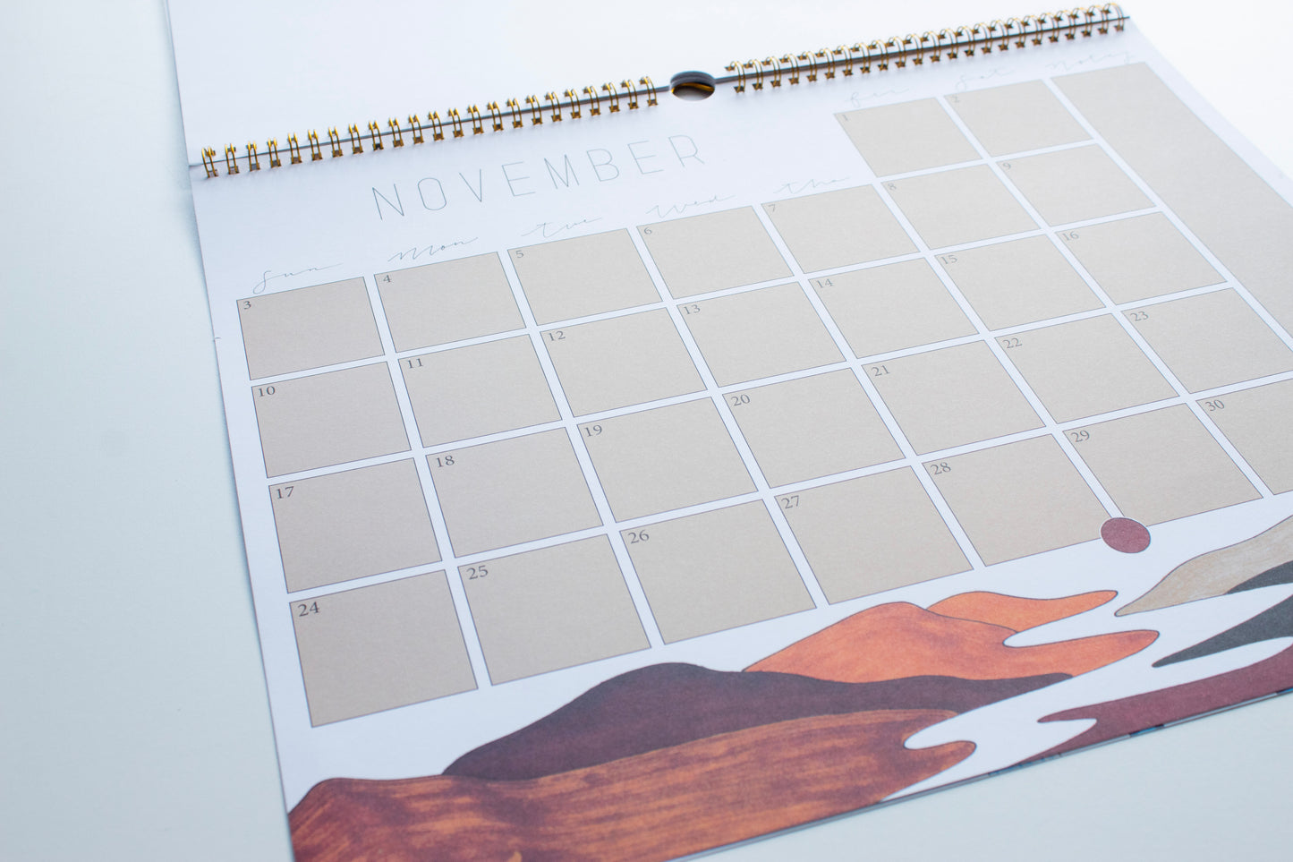 2024 Illustrated Desk & Wall Calendar