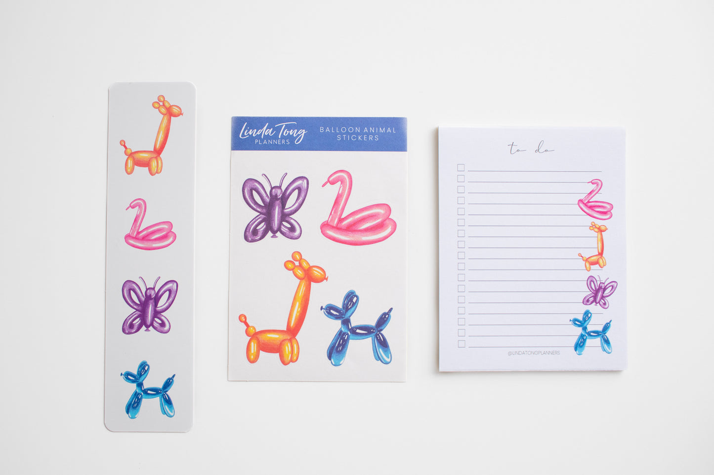 Balloon Animals Sticker Sheet