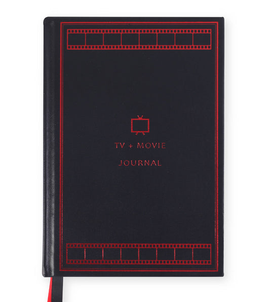 TV + Movie Journal Black