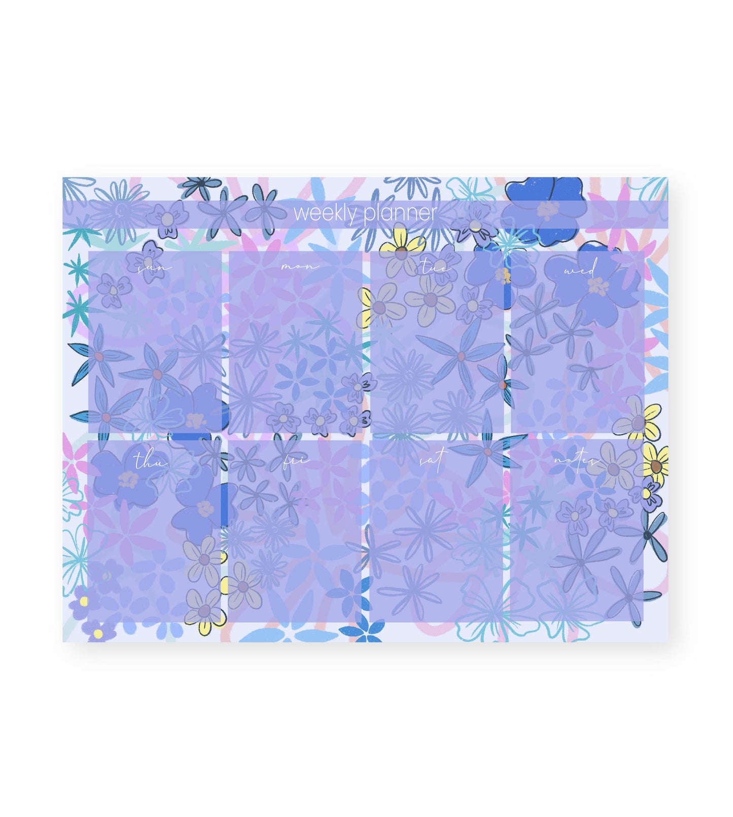 Blue Dream 3.0 Weekly Planner Notepad