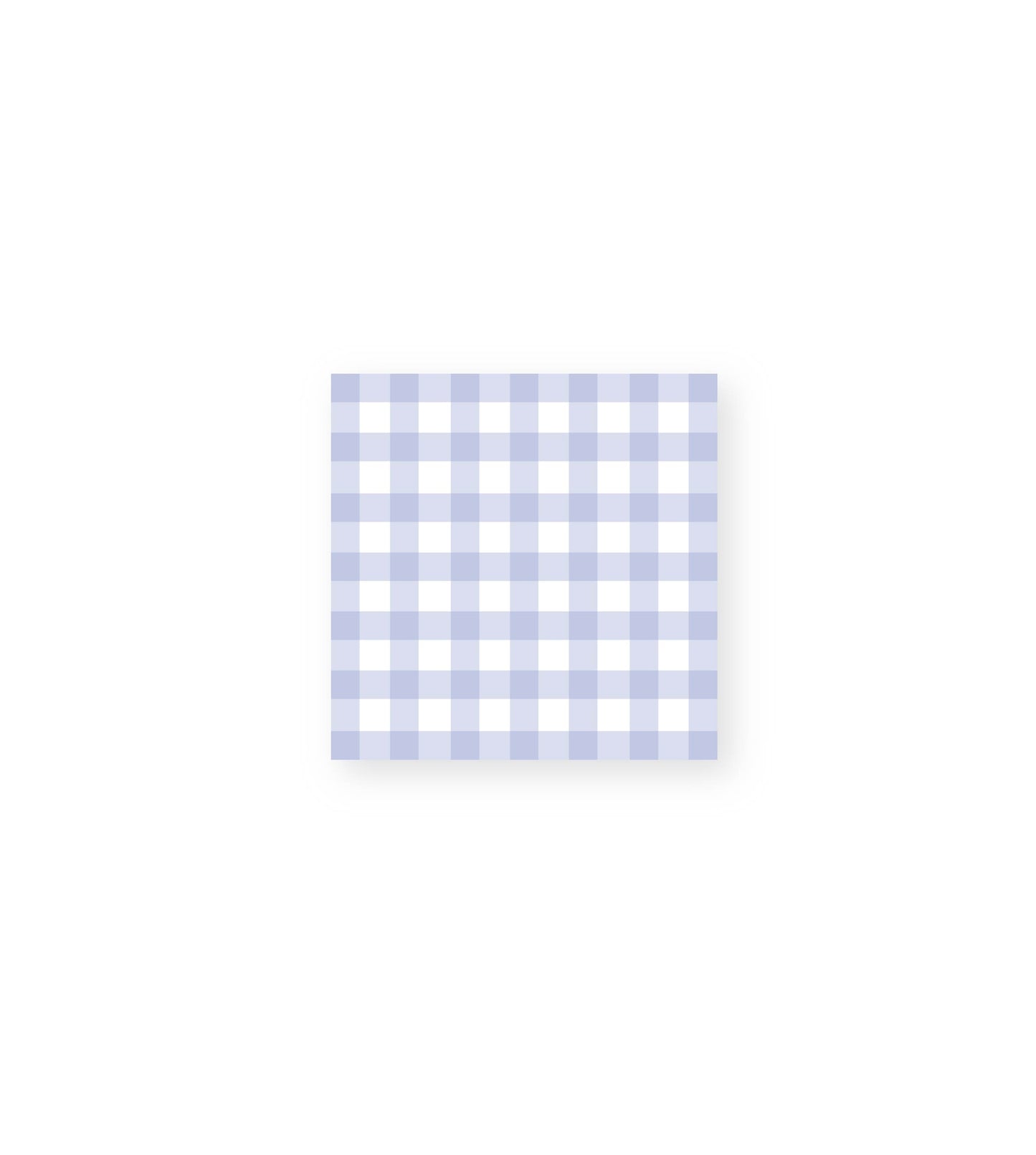Gingham Post-It Sticky Notes