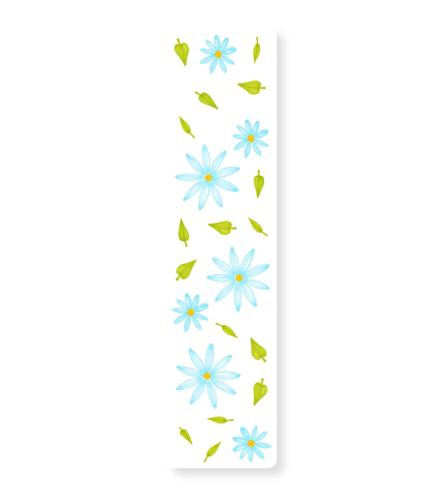 Blue Daisy Metal Bookmark