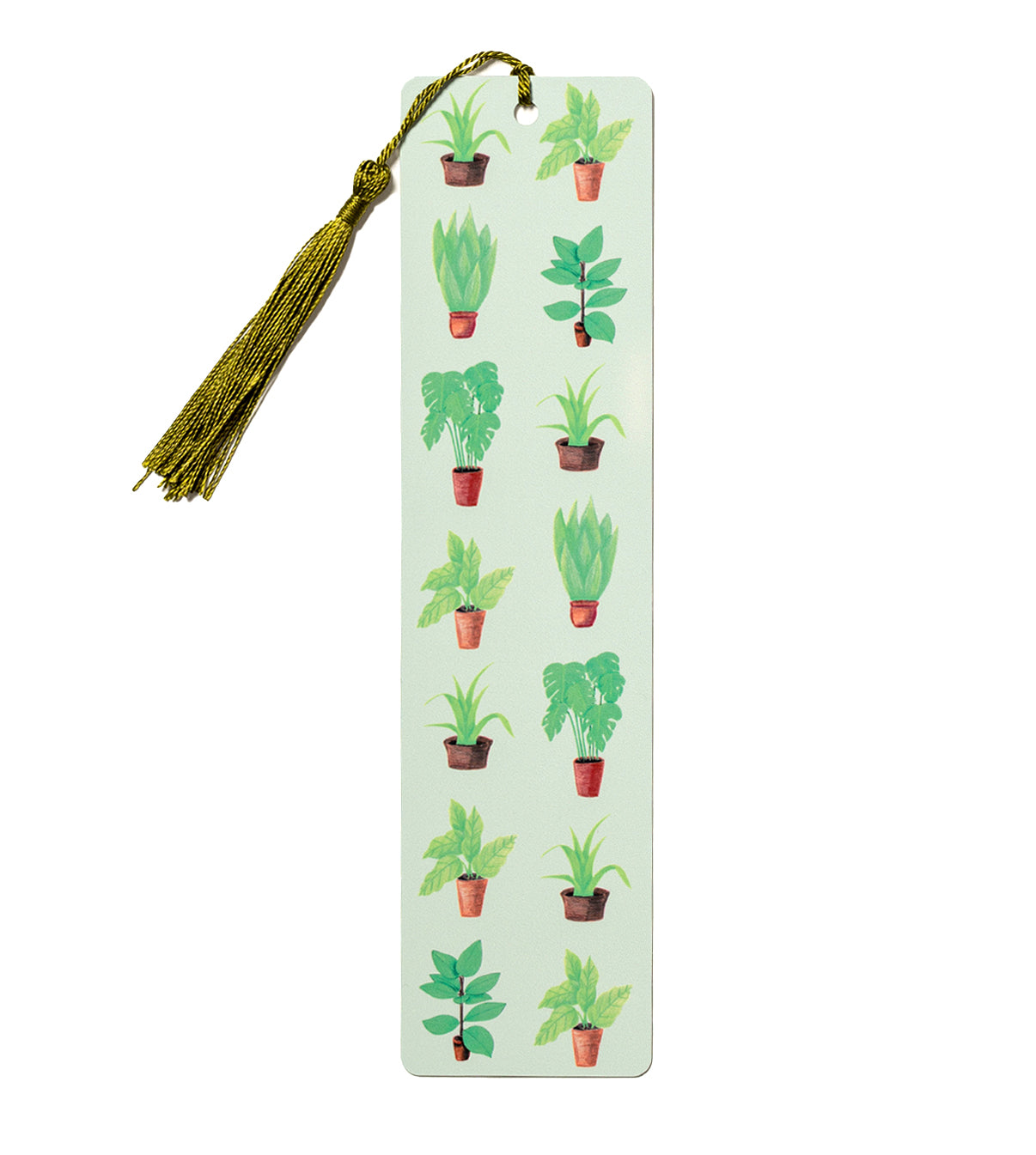 House Plants Metal Bookmark