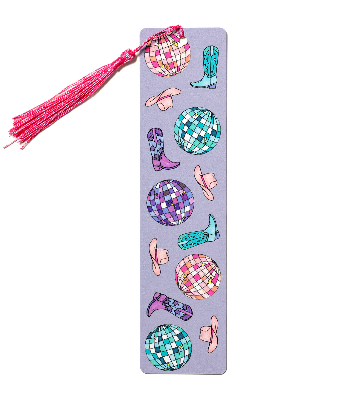 Disco Cowgirl Metal Bookmark