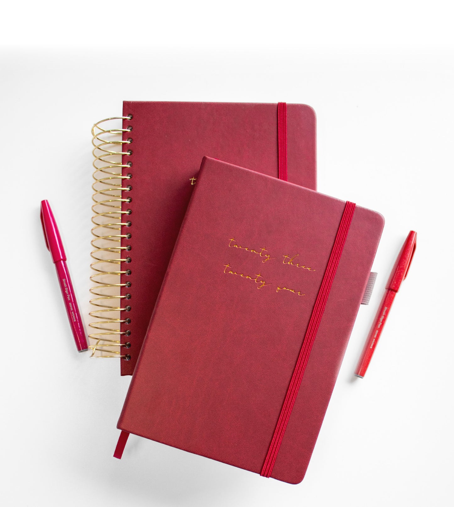 2023-24 Personalized Illustrated Planner Burgundy