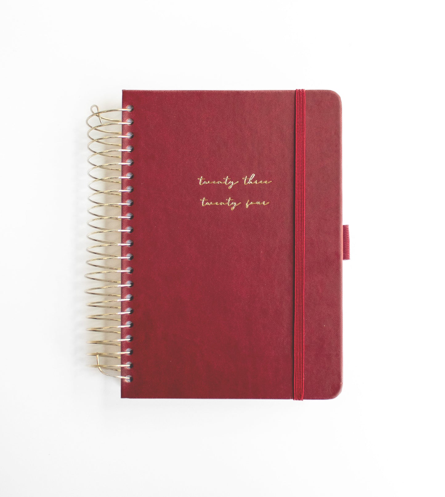 2023-24 Personalized Illustrated Planner Burgundy