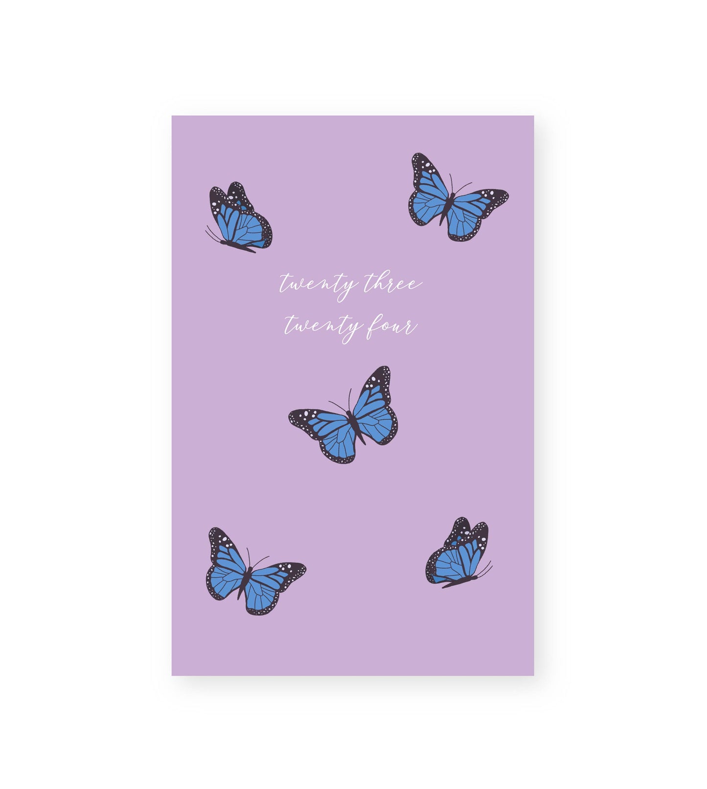 2023-24 Monthly Planner Butterflies