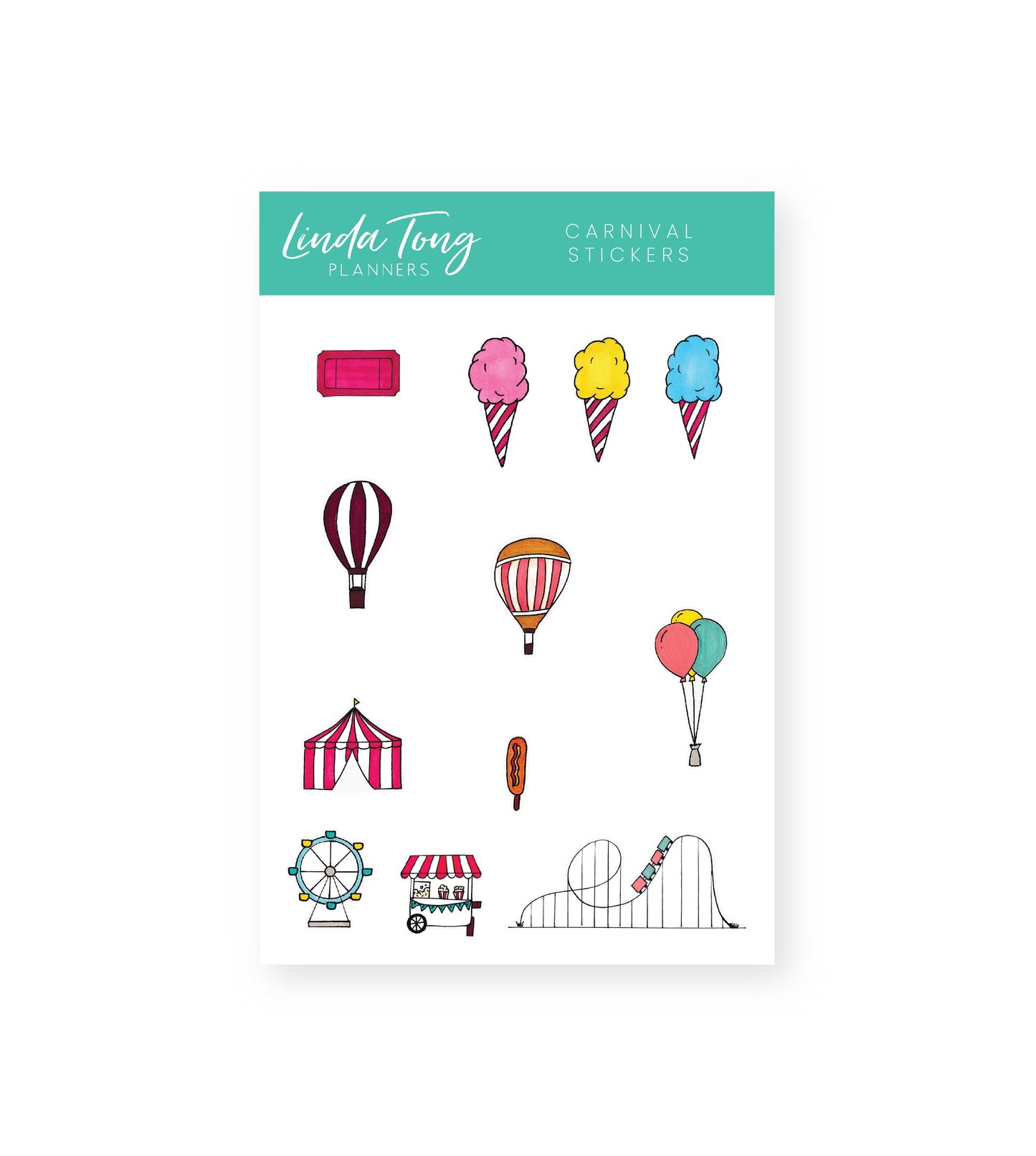 Carnival Sticker Sheet