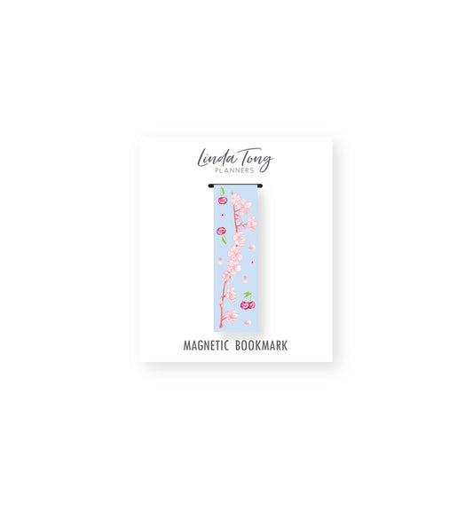 Cherry Blossoms Magnetic Bookmark