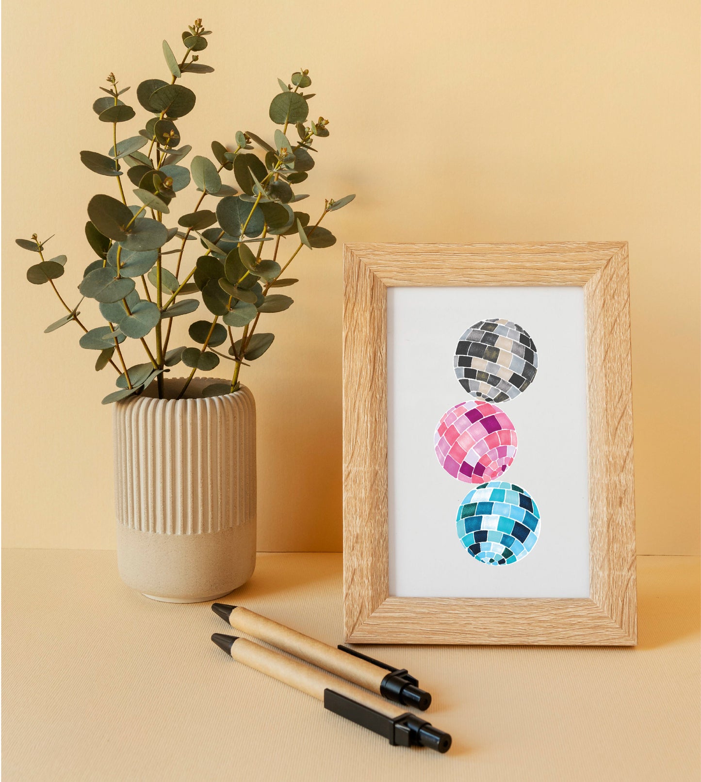 Disco Balls Art Print