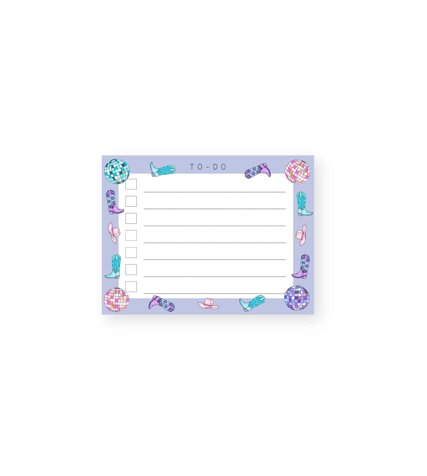 Disco Cowgirl To Do Post-it®