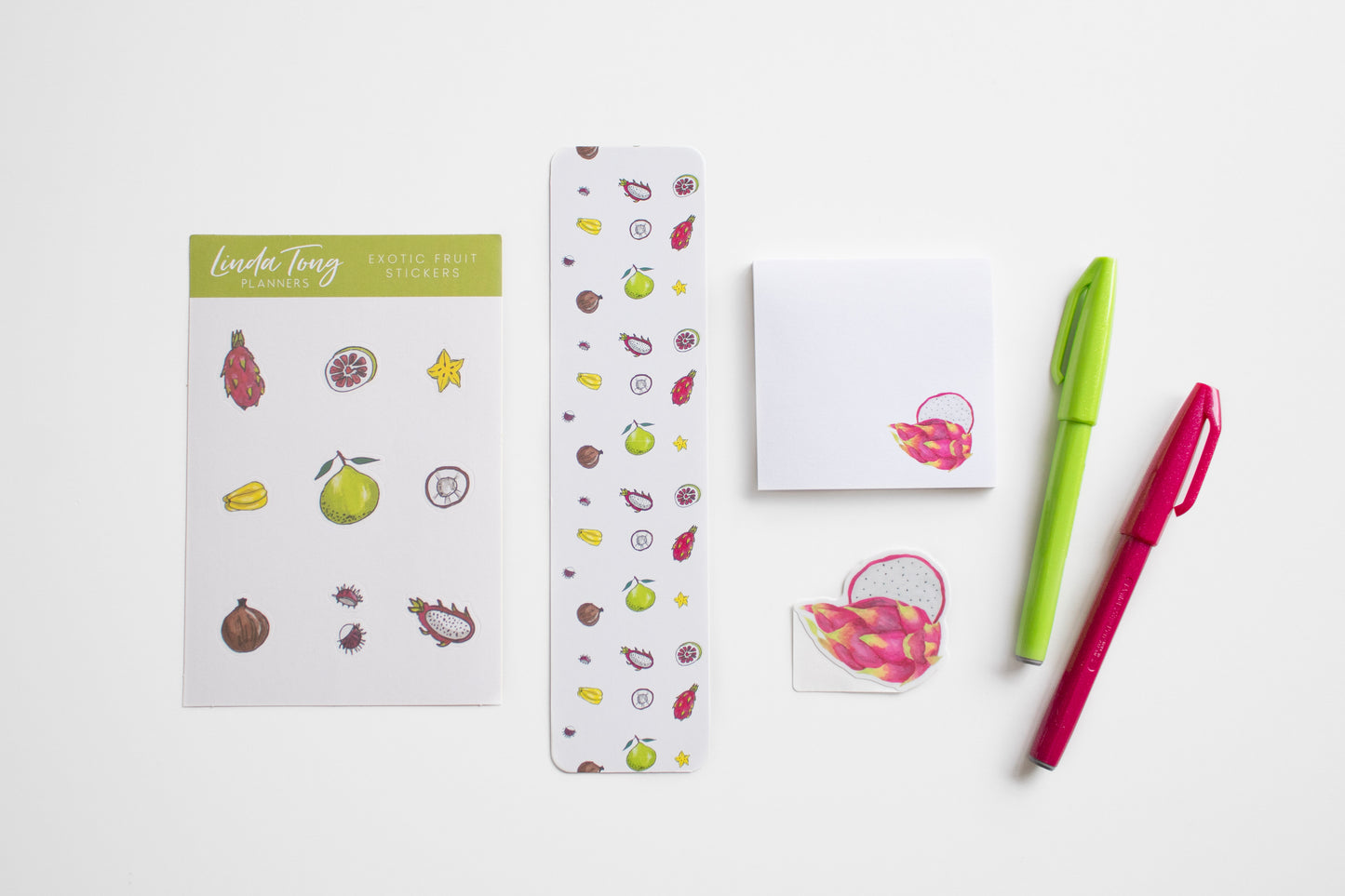 Exotic Fruits Bookmark