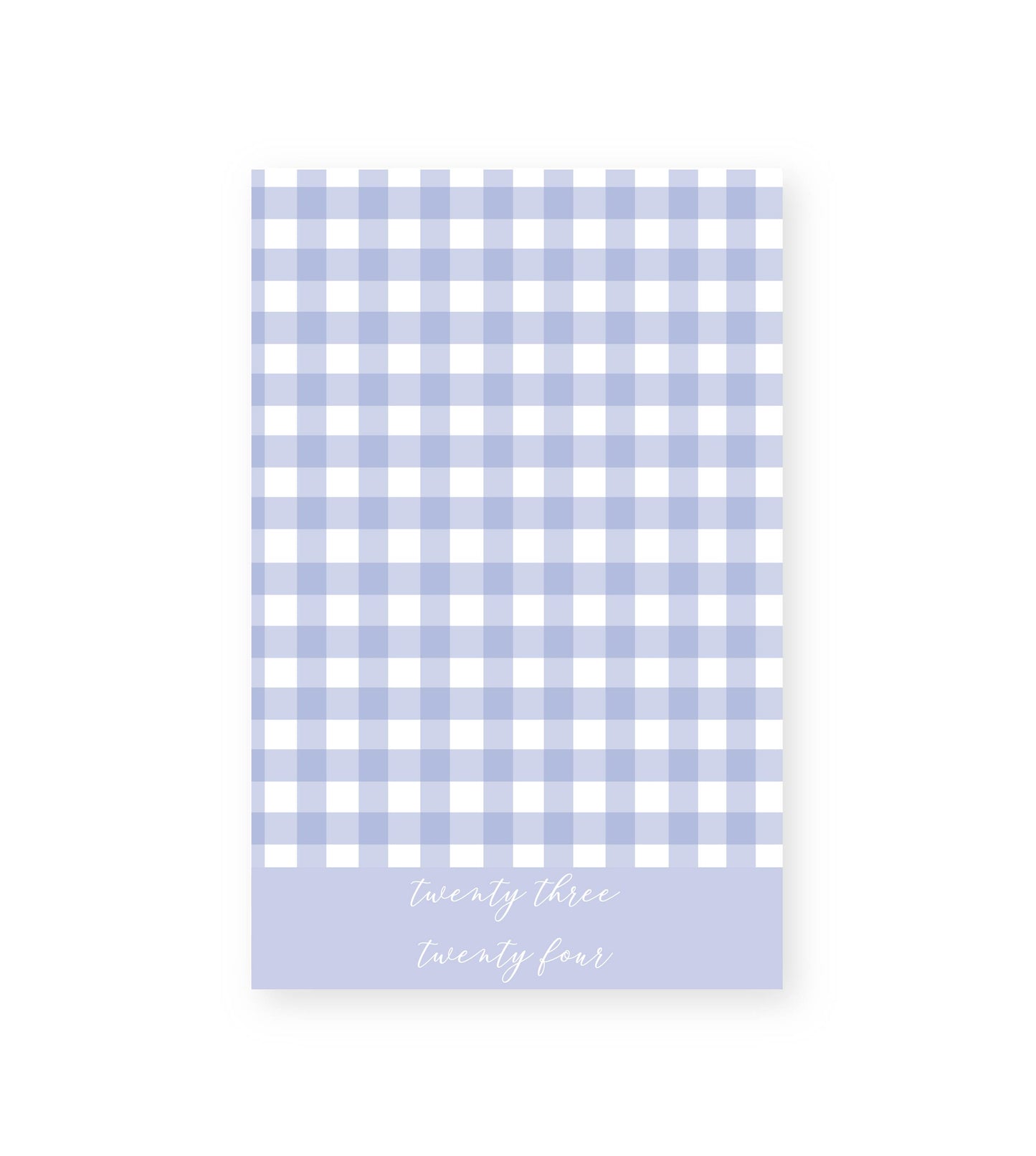 2024 Monthly Planner Gingham