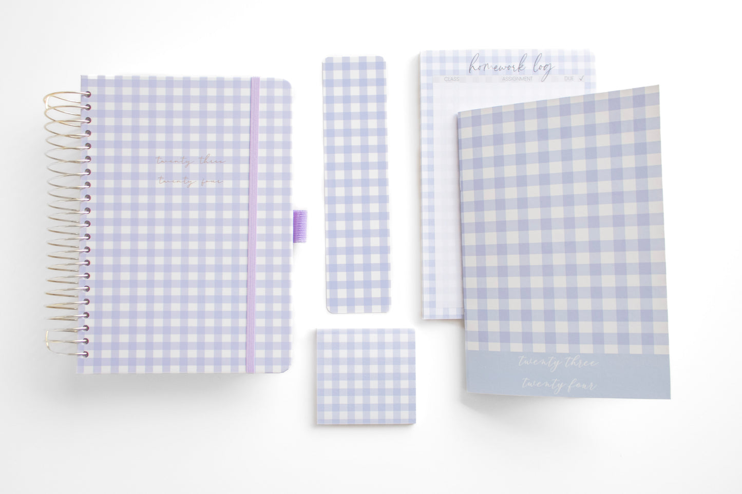 Gingham Bookmark
