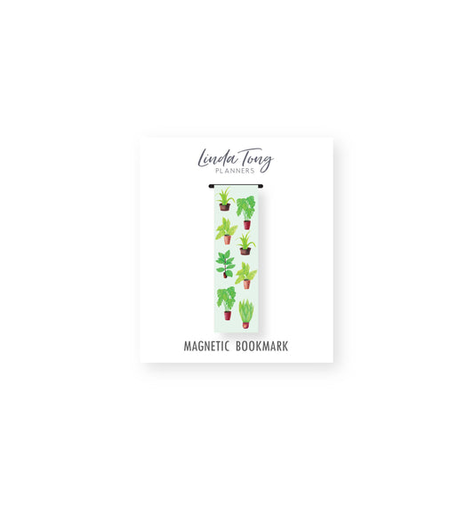 House Plants Magnetic Bookmark