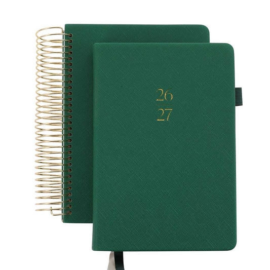 2026-27 Illustrated Planner Forest Green PRE-ORDER