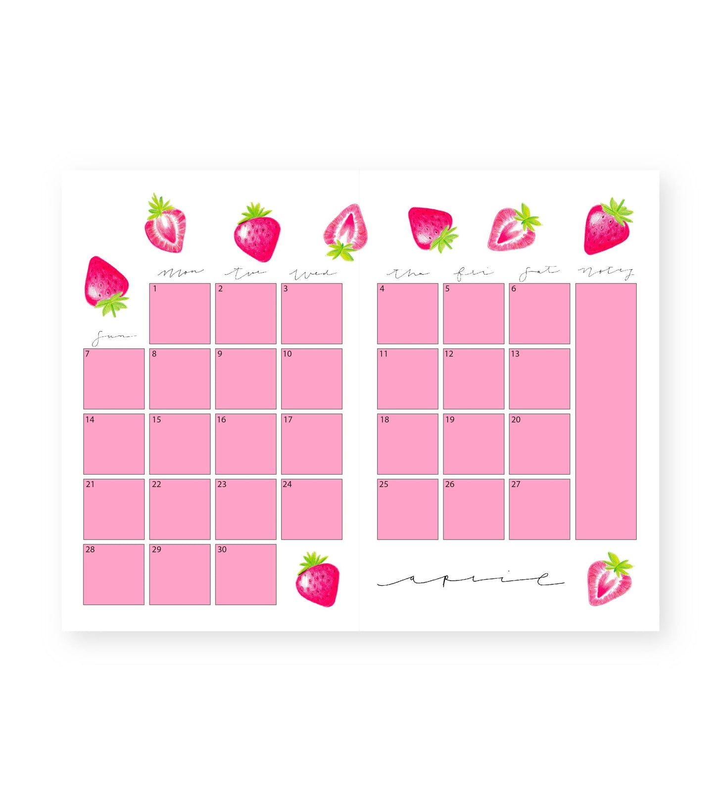 2024 Monthly Planner Butterflies