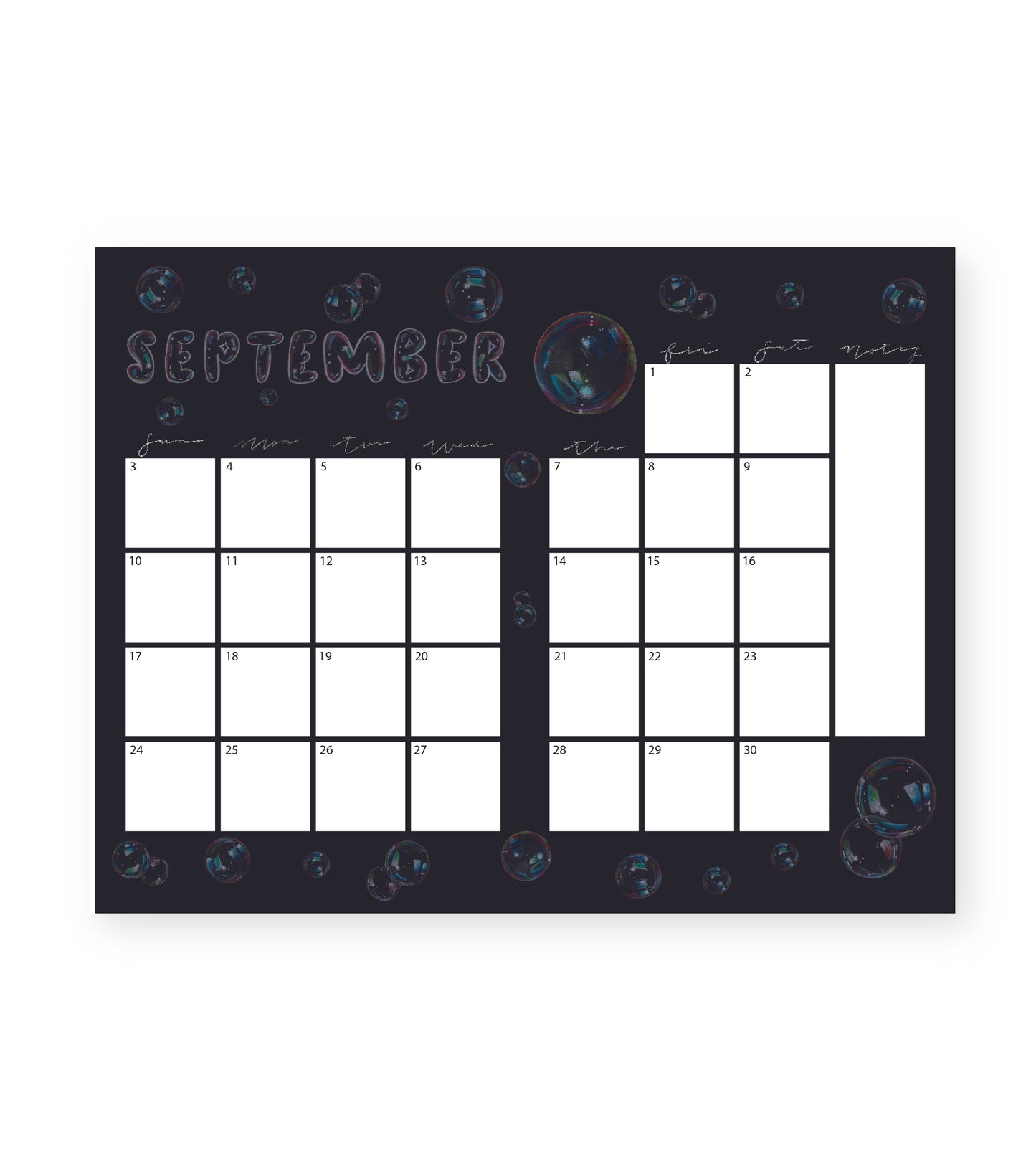 2023-24 Monthly Planner Pink Daisy
