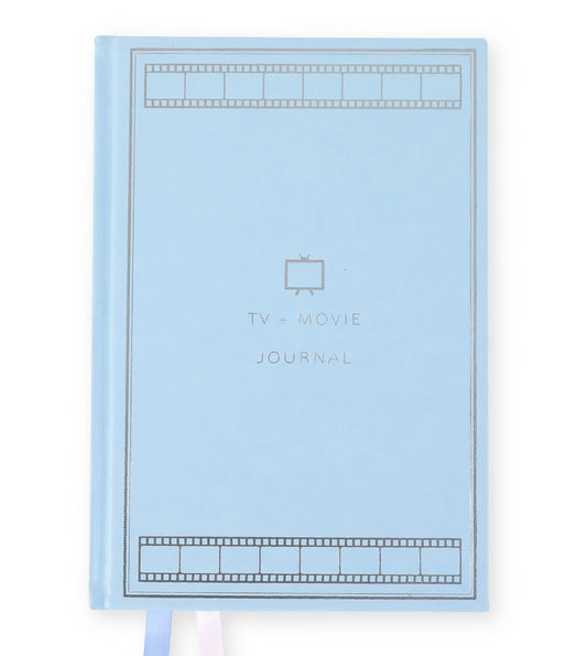 TV + Movie Journal Light Blue