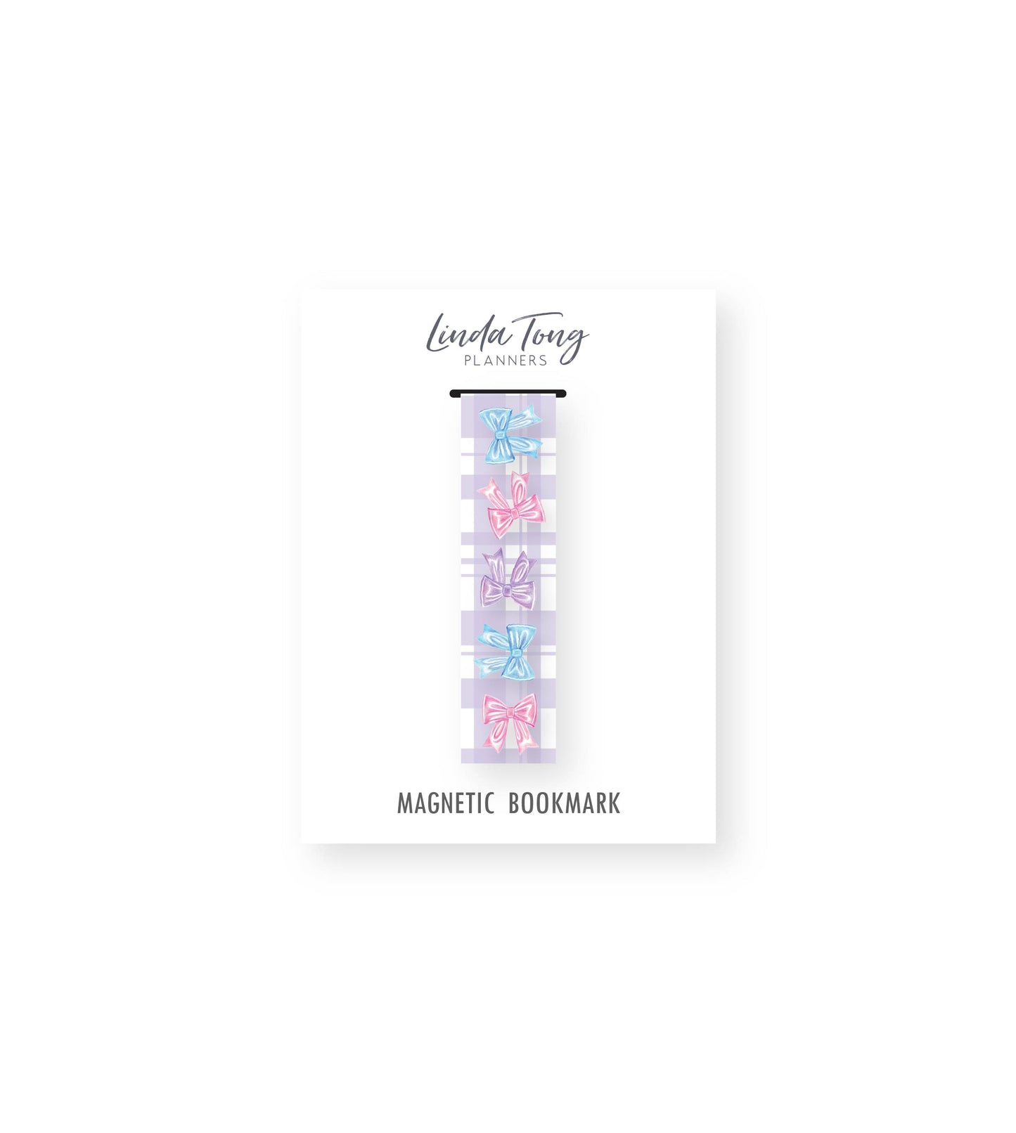 Bows Large Magnetic Bookmark