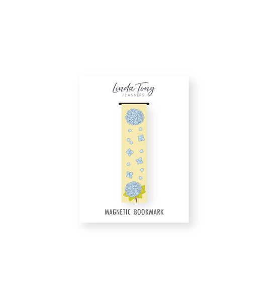 Hydrangeas Large Magnetic Bookmark