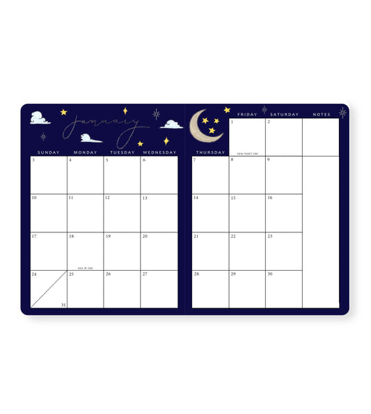 2027 Monthly Planner Hydrangeas PRE-ORDER