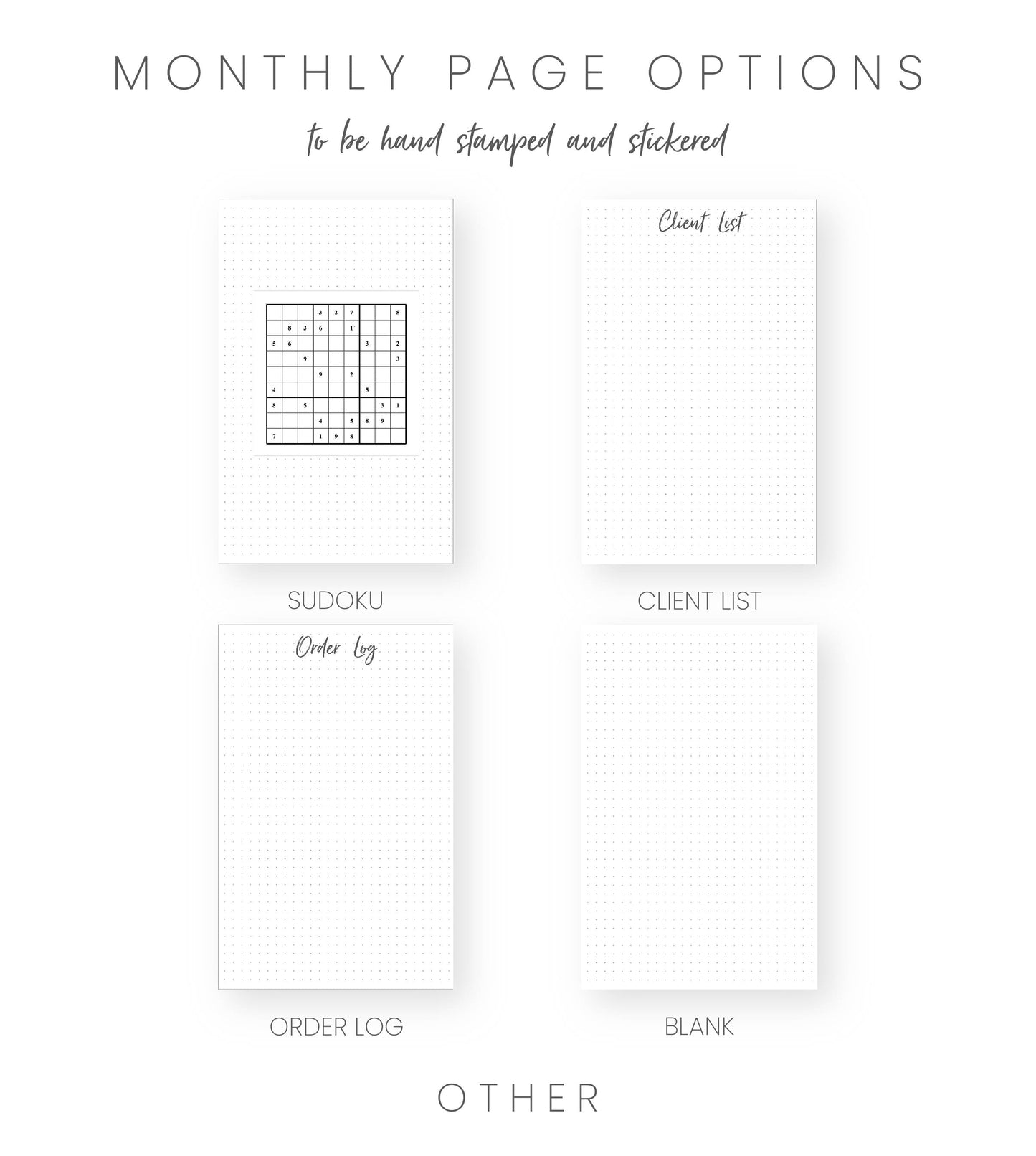 2024 Personalized Illustrated Planner Signature Stripes