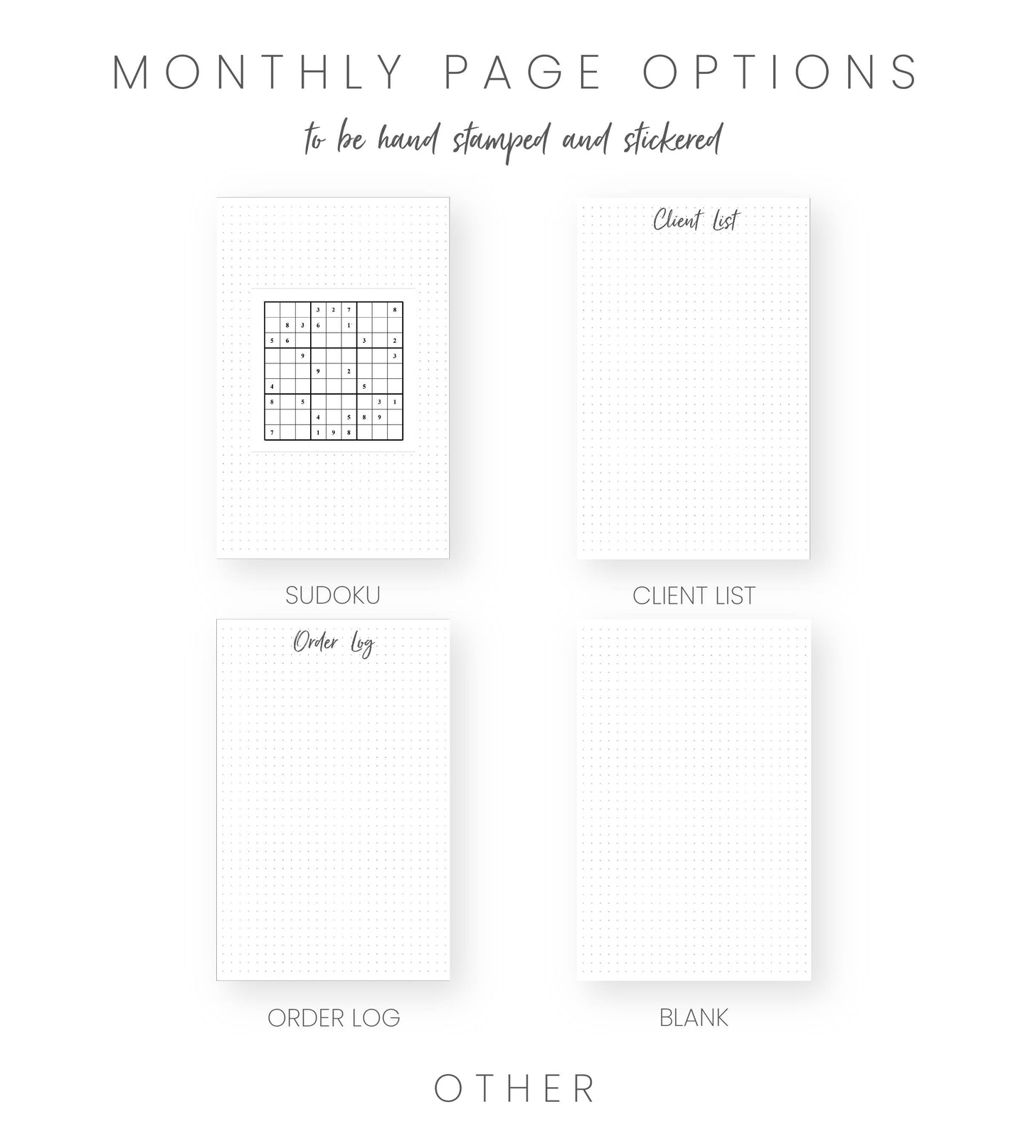2023-24 Personalized Illustrated Planner Sky