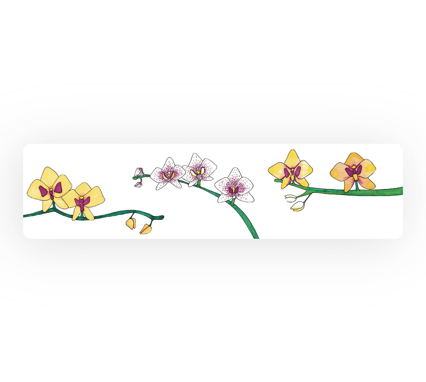 Orchids Bookmark