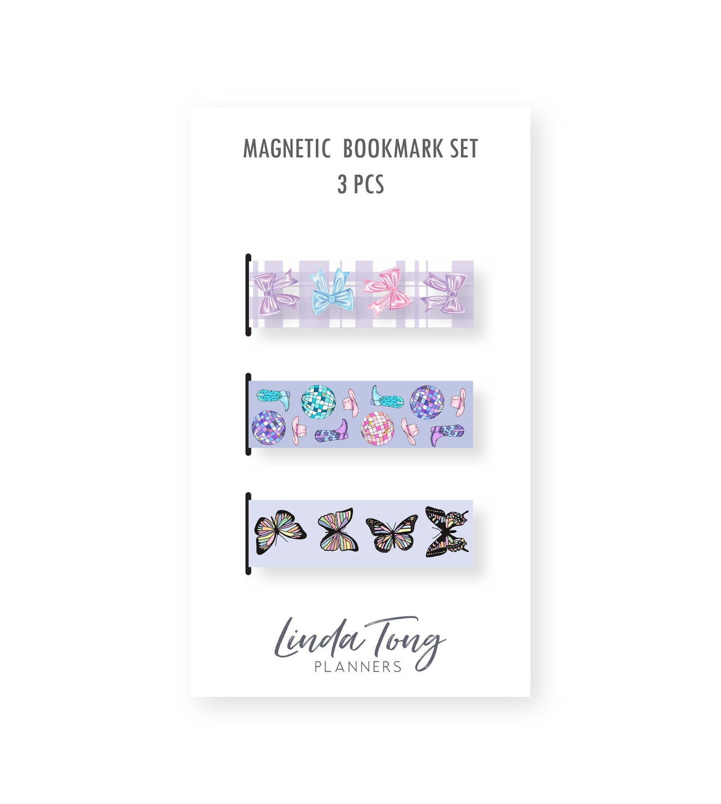Lavender Dream Magnetic Bookmark Set