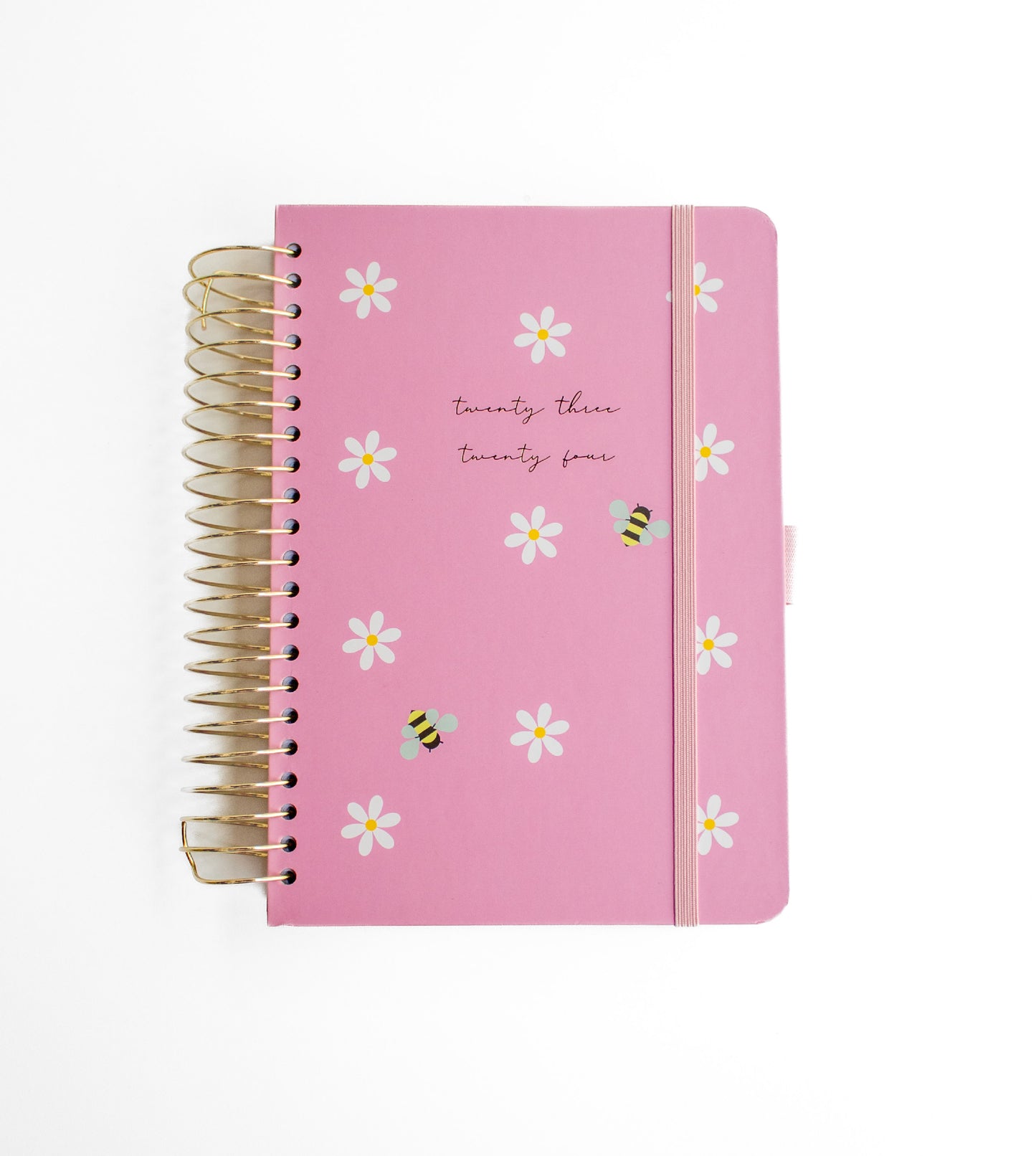2023-24 Personalized Illustrated Planner Pink Daisy