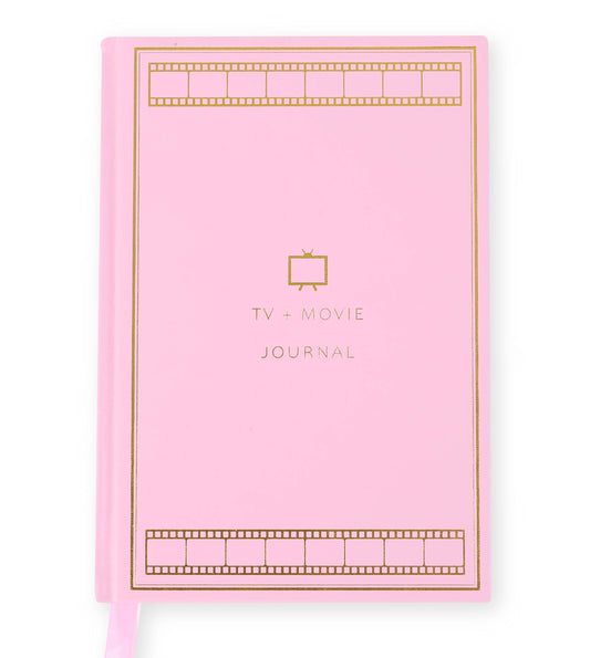 TV + Movie Journal Pink