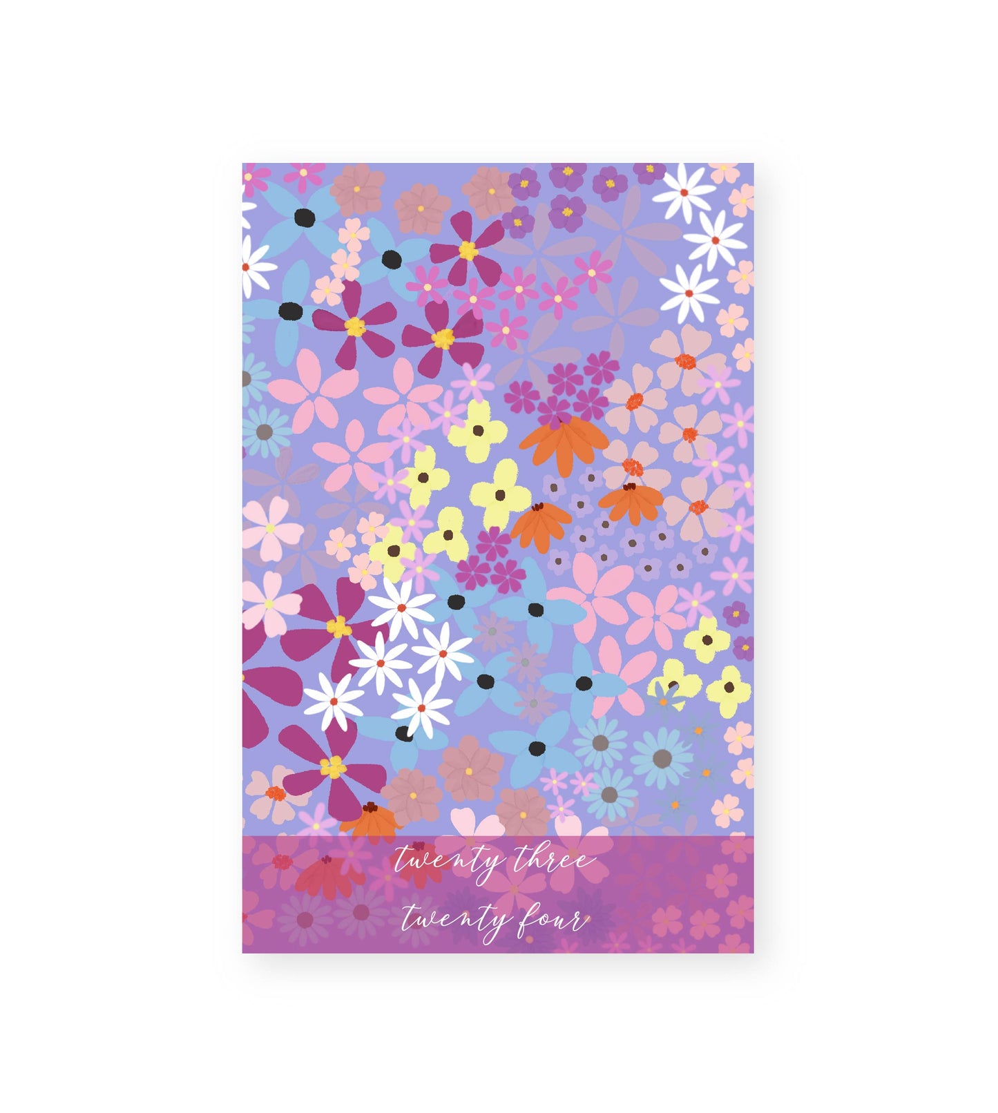 2023-24 Monthly Planner Purple Haze