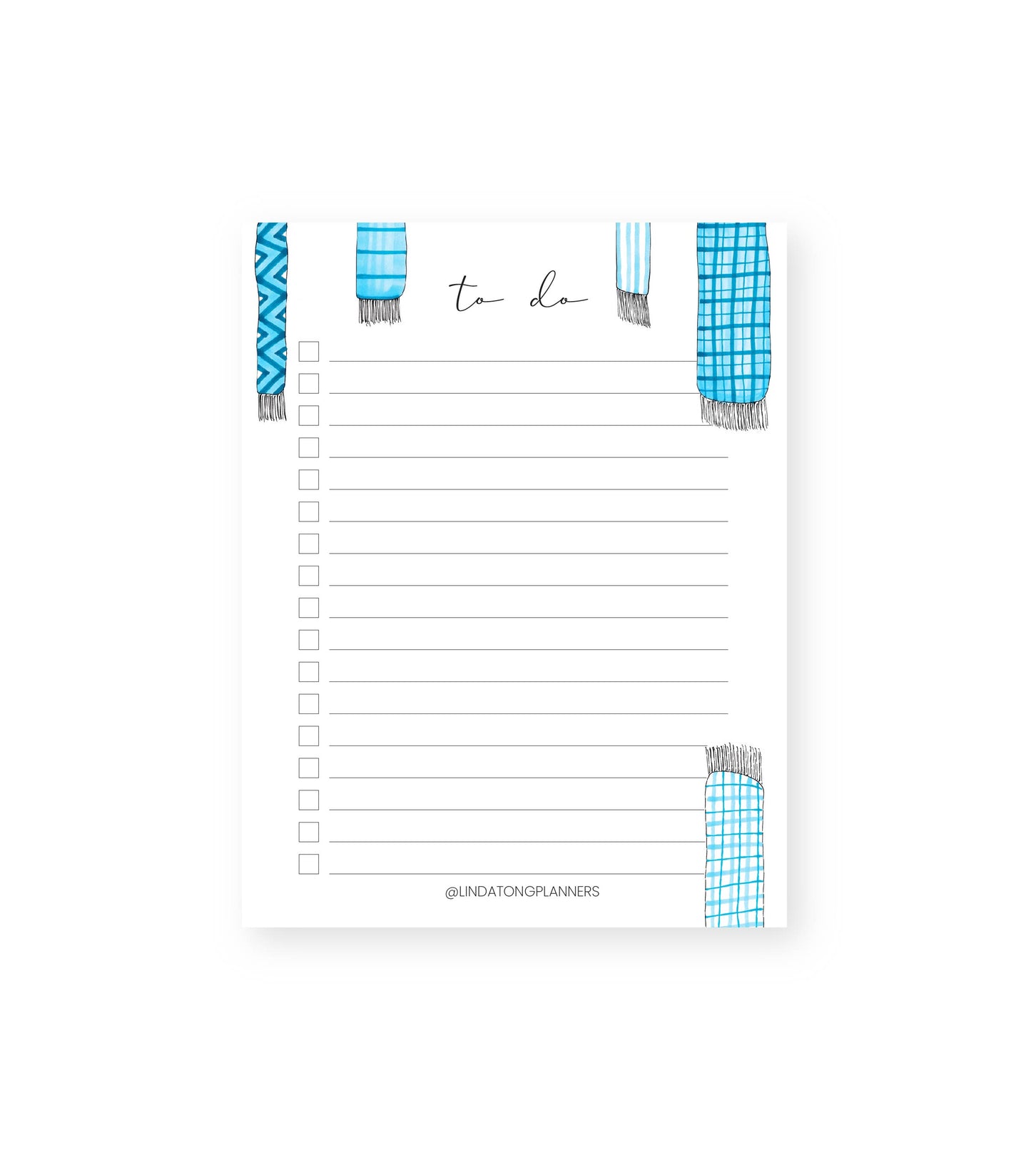 Scarves To-Do List Notepad
