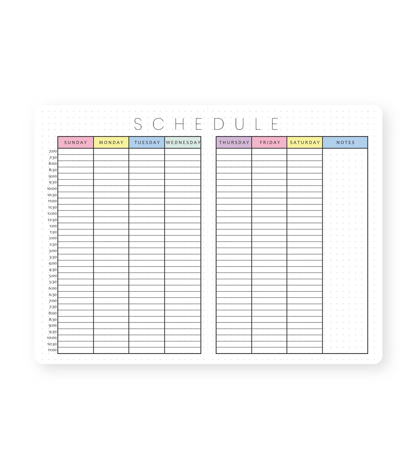 2024 Illustrated Planner Sky