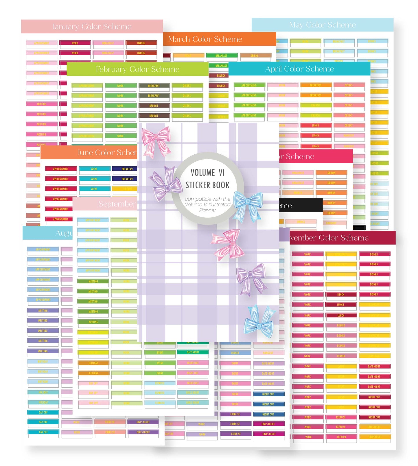 V6 Sticker Book