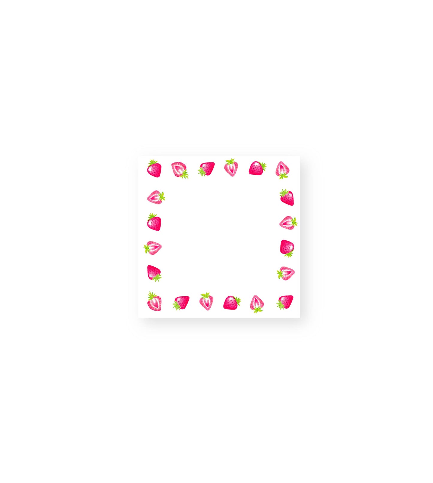 Strawberries Post-It Sticky Notes