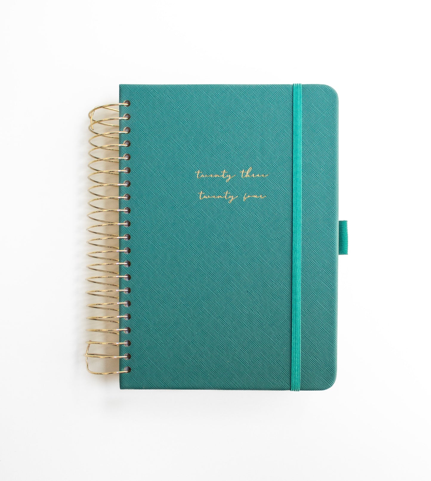 Personalized Illustrated Planner Turquoise